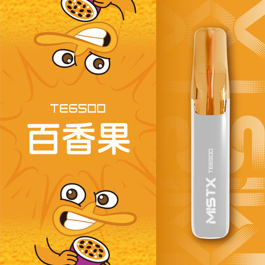 原廠正品 老闆推薦 MISTX TE6500 鴨嘴獸 一次性 拋棄式 電子煙 小煙 小菸 20種口味 透明設計可看油量